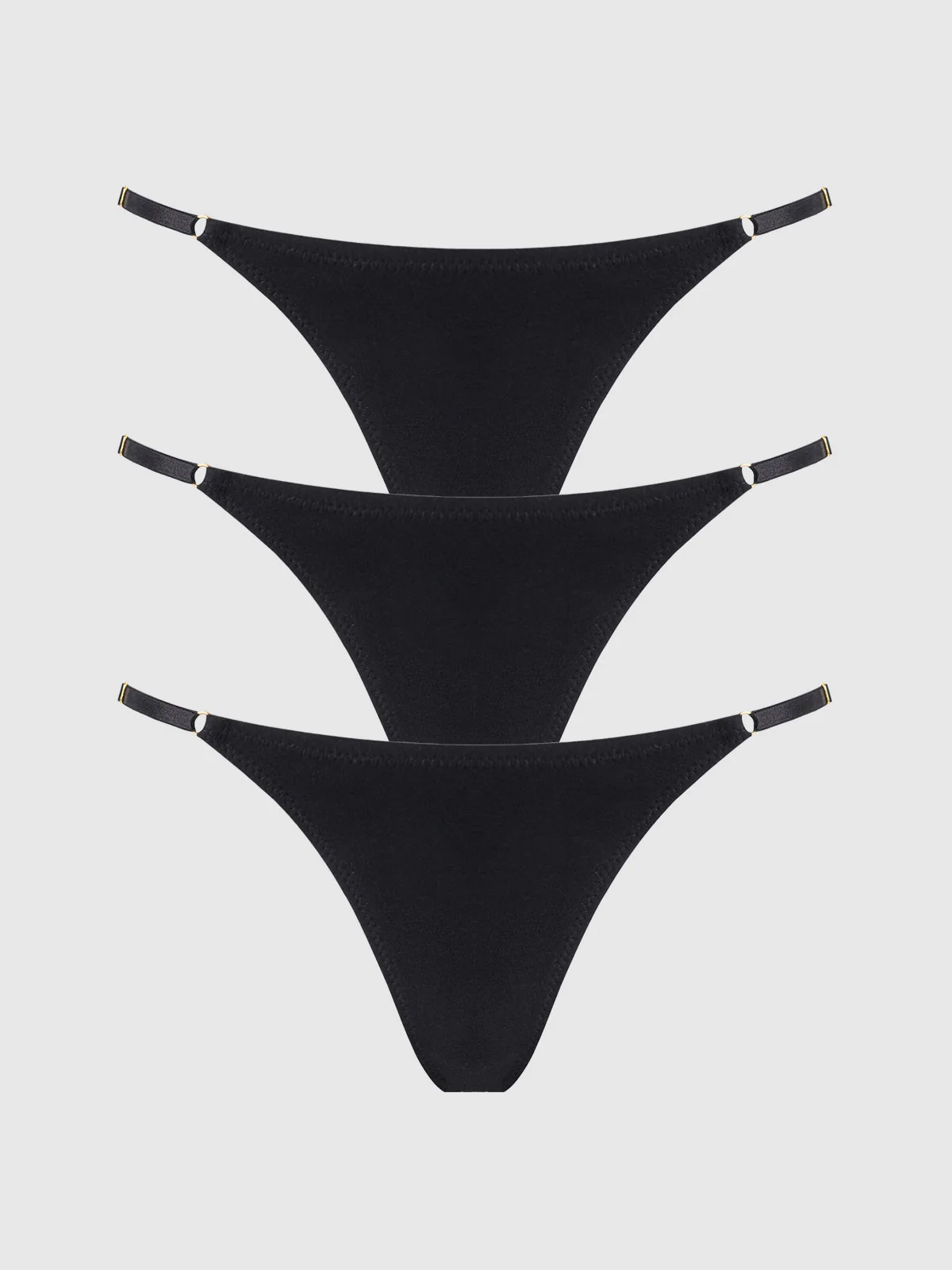 Bailey Stretch Cotton Thong 3 Pack
