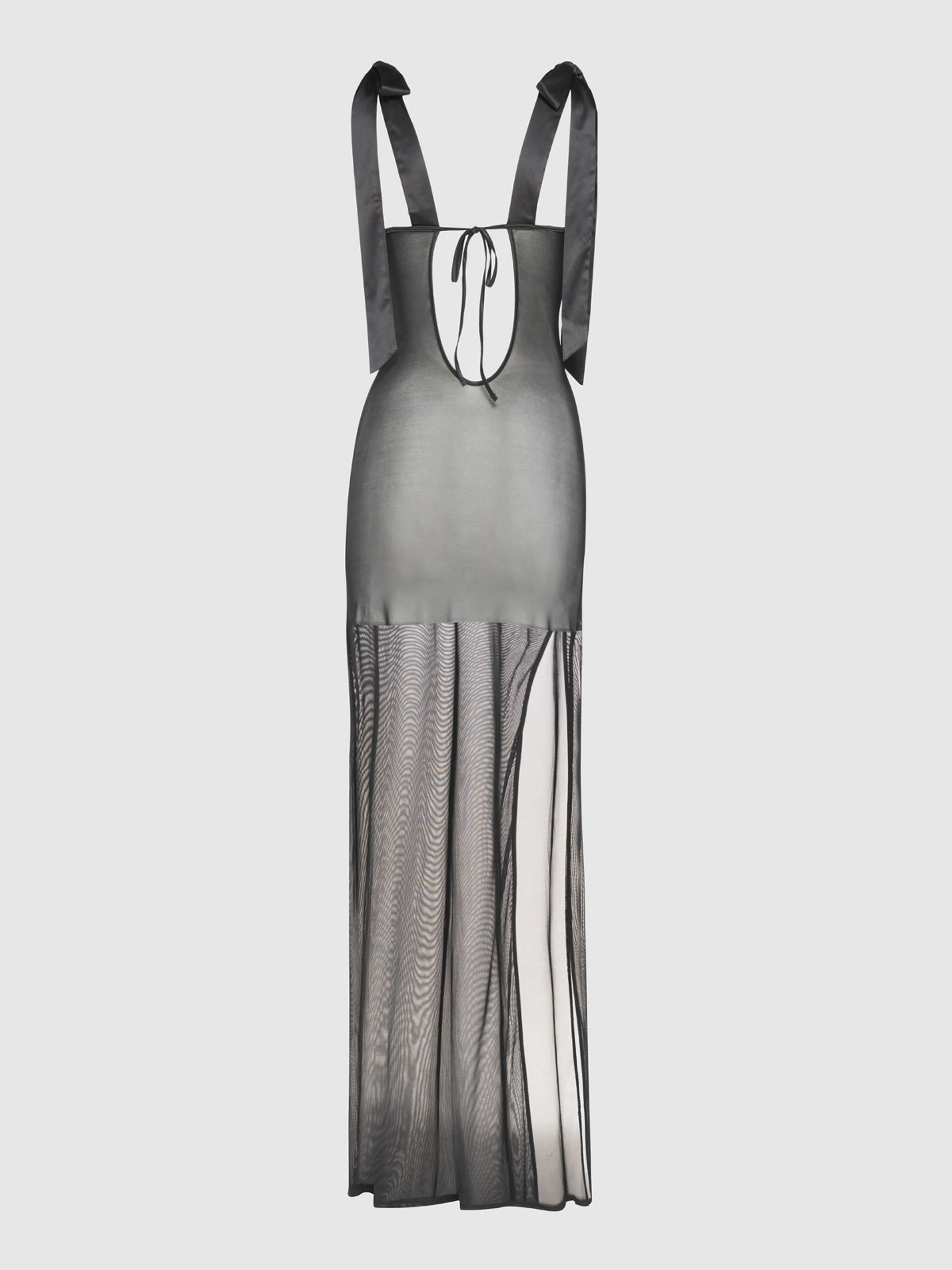 Melrose Satin & Sheer Maxi - Image 9