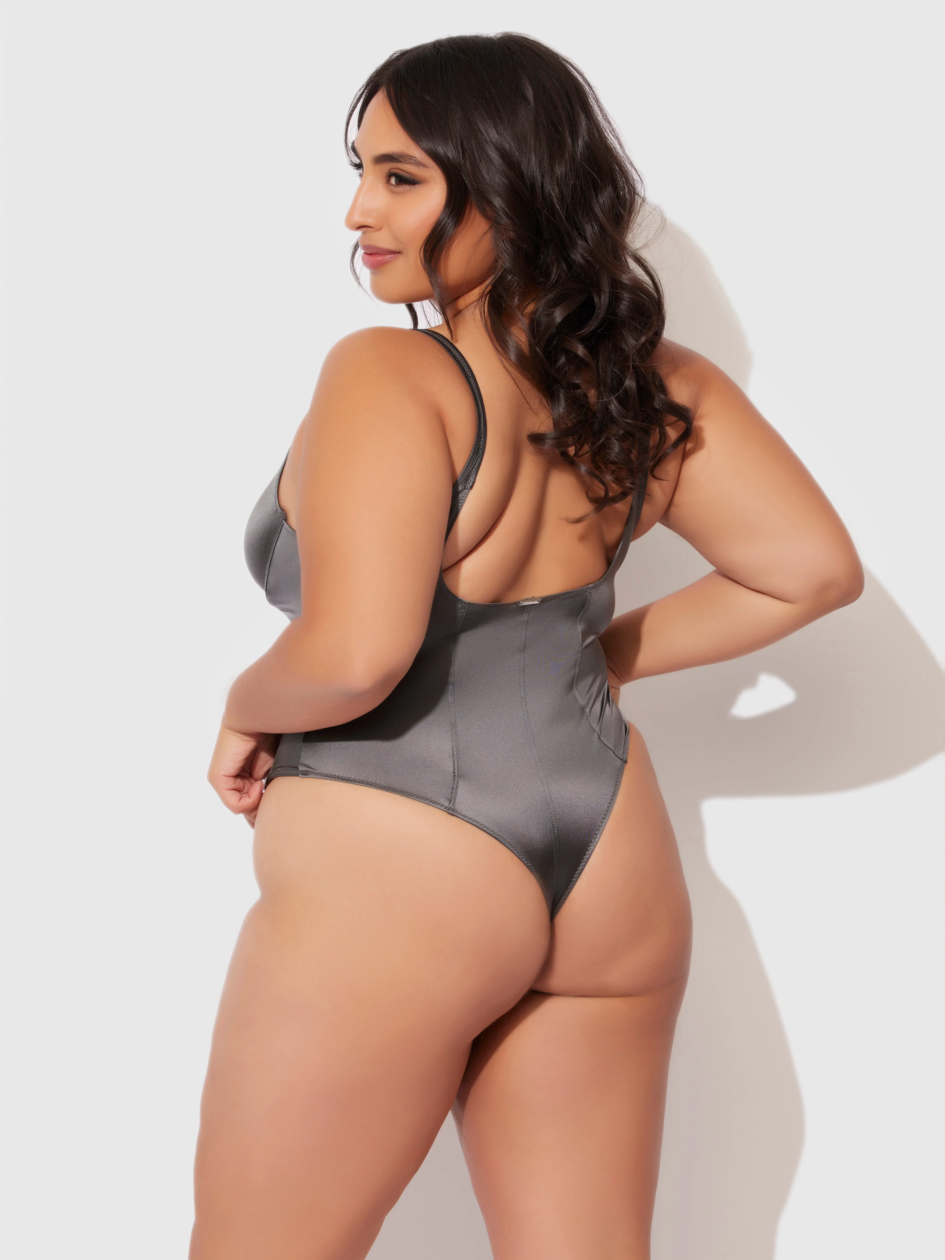 Neev Oil Slick Underwire & Seamed Bodysuit - Image 6