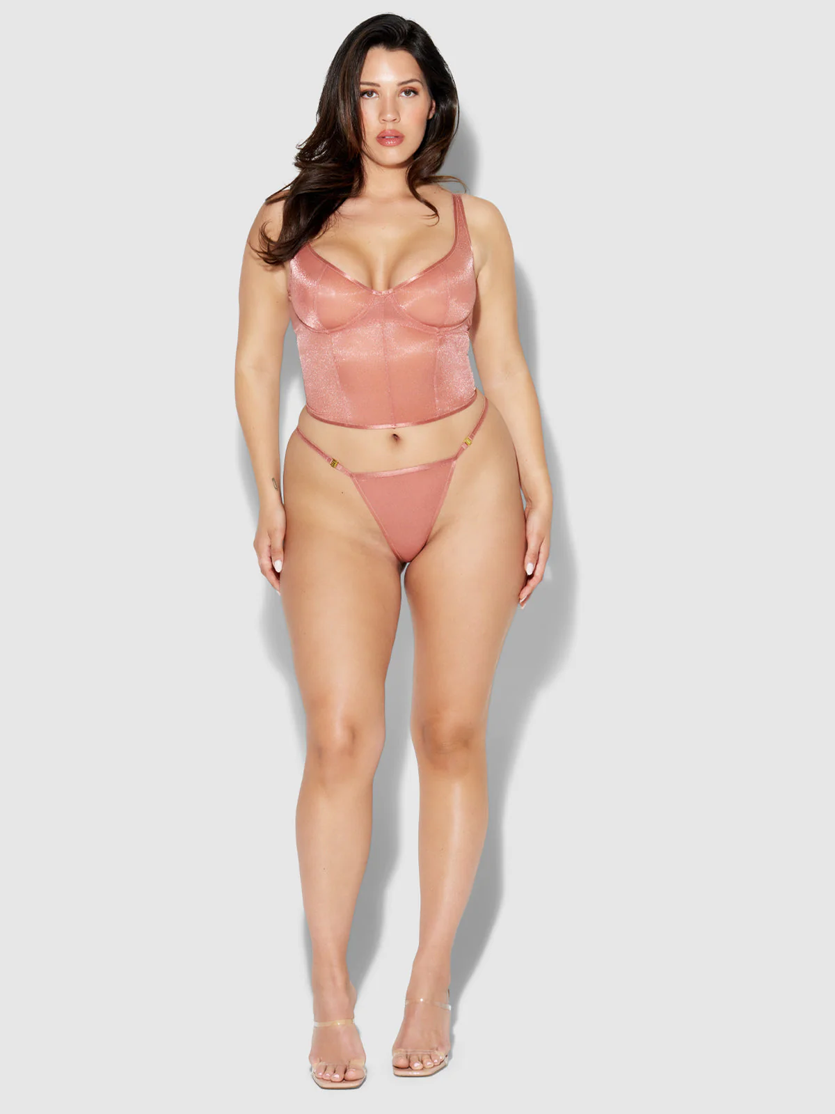 Pia Unlined Underwire Mesh Bustier - Image 4