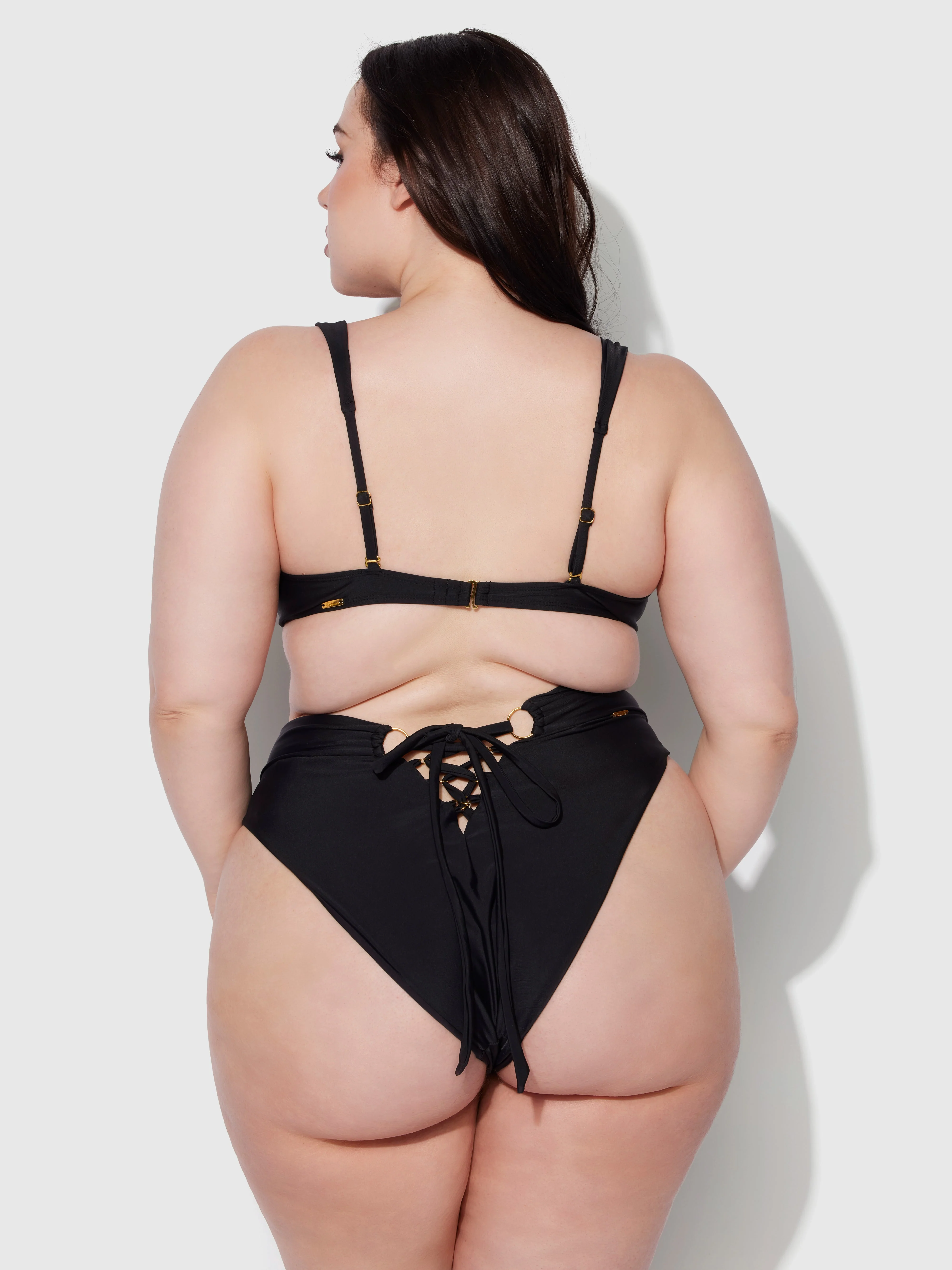 Rising Star Plunge Push Up Swim Top with Chain - Image 6
