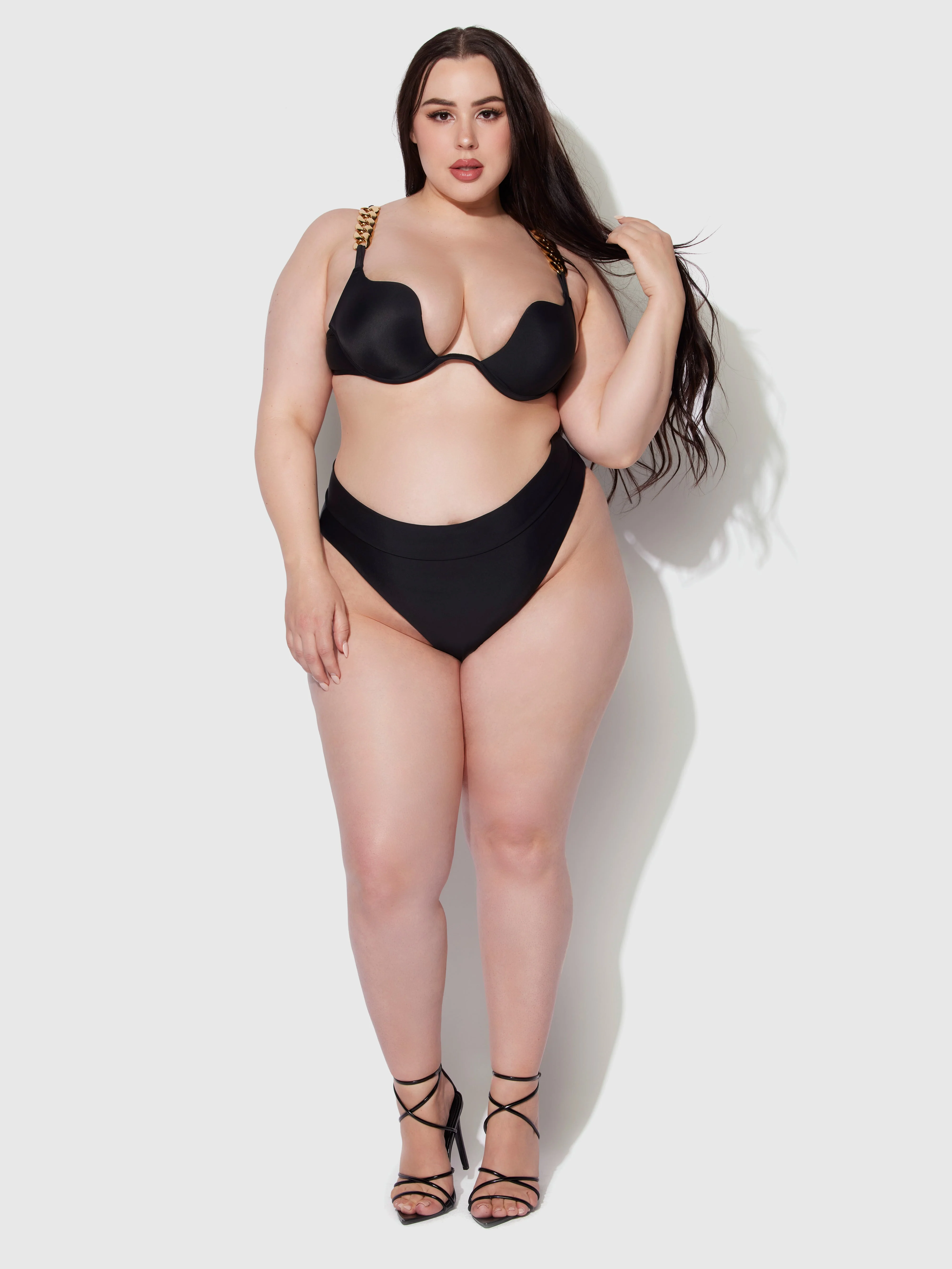 Rising Star Plunge Push Up Swim Top with Chain - Image 8