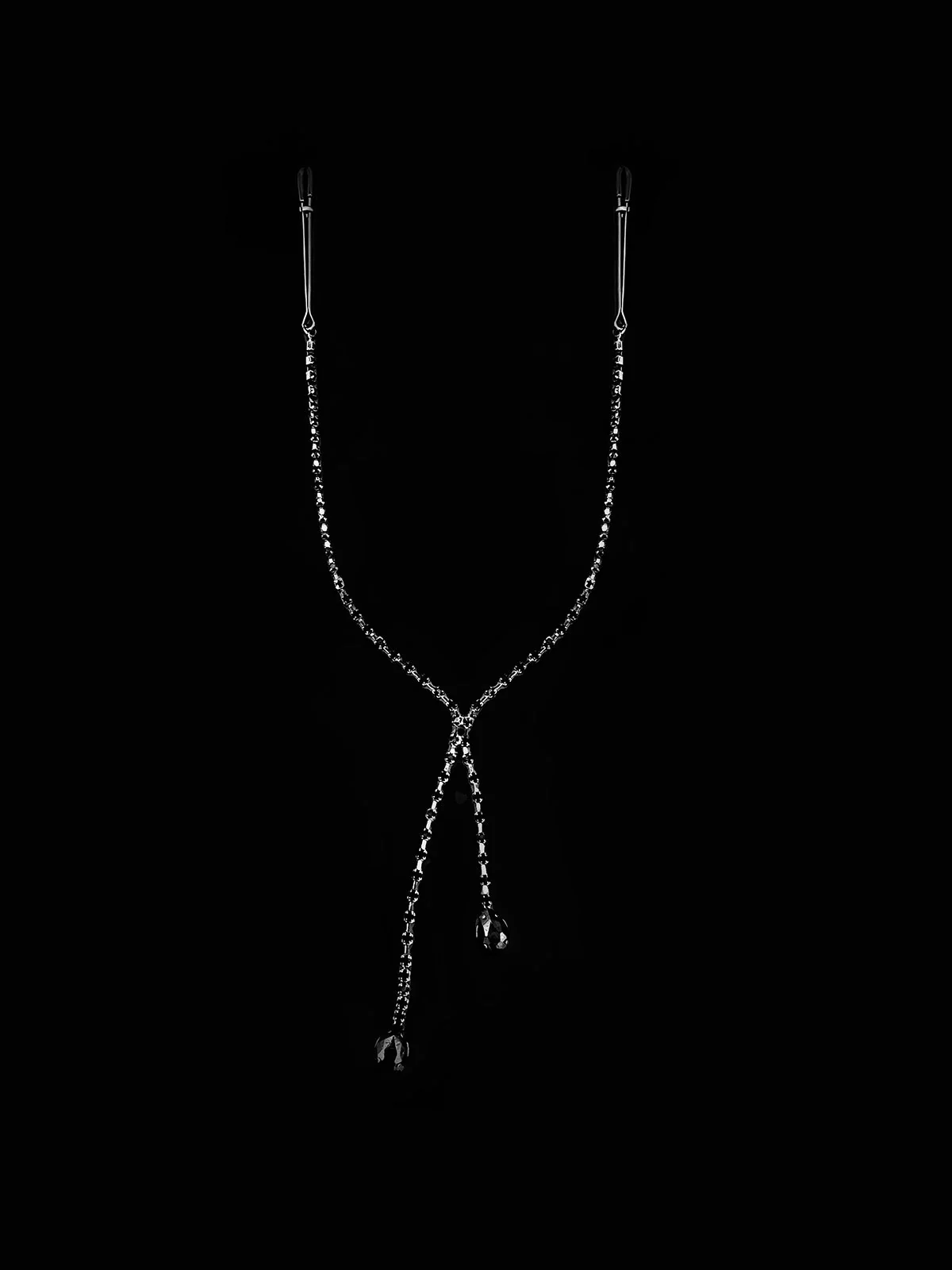 Ziggy Rhinestone Dangle Nipple Clamp